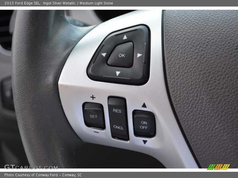 Ingot Silver Metallic / Medium Light Stone 2013 Ford Edge SEL