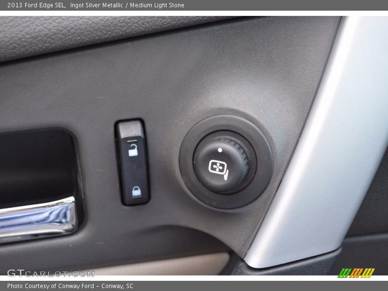Ingot Silver Metallic / Medium Light Stone 2013 Ford Edge SEL