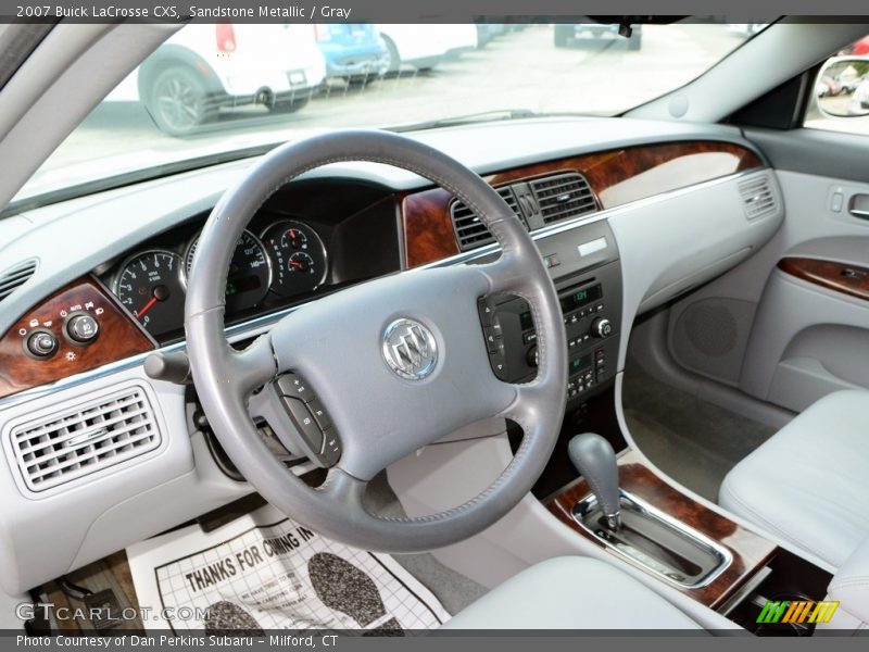 Sandstone Metallic / Gray 2007 Buick LaCrosse CXS
