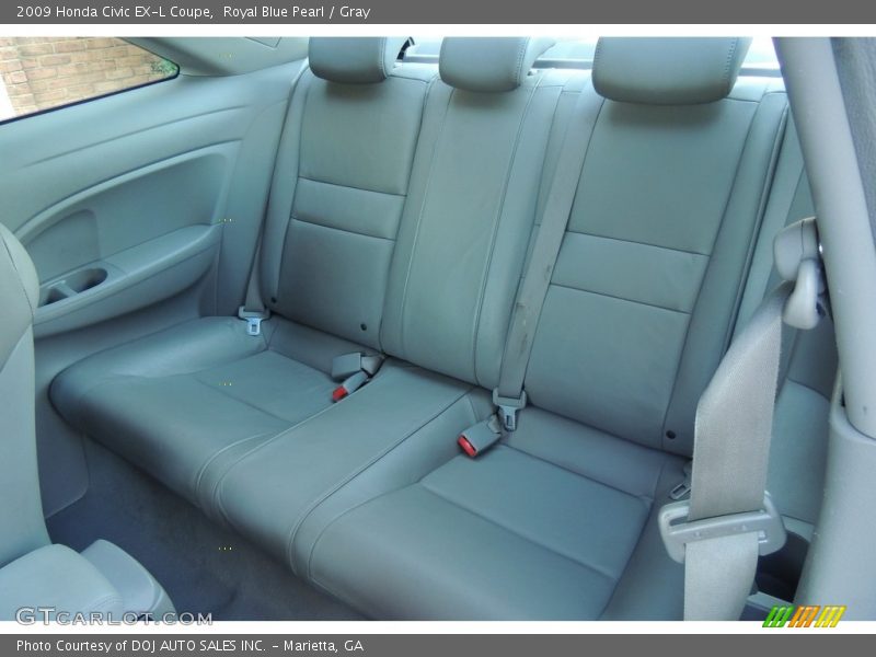 Royal Blue Pearl / Gray 2009 Honda Civic EX-L Coupe