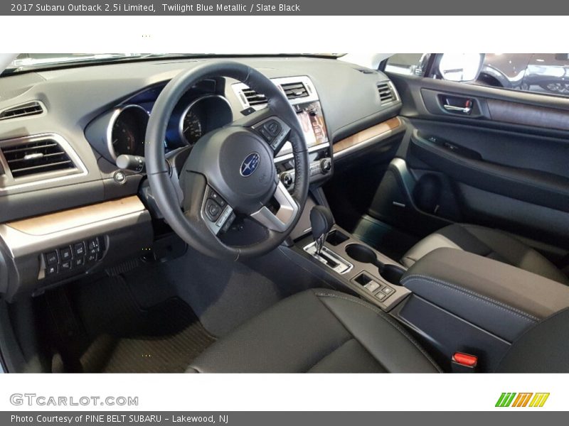 Twilight Blue Metallic / Slate Black 2017 Subaru Outback 2.5i Limited