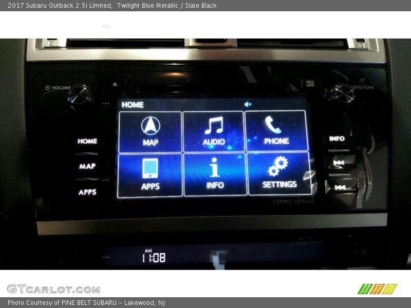 Twilight Blue Metallic / Slate Black 2017 Subaru Outback 2.5i Limited