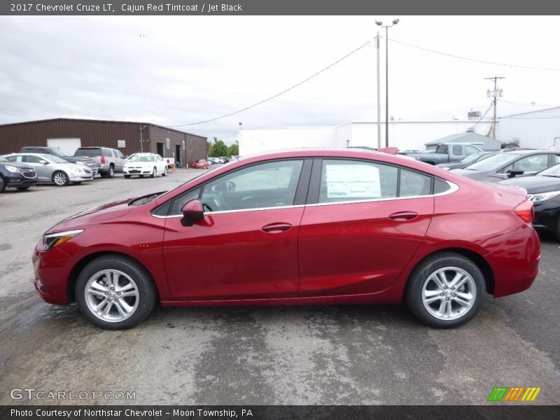 Cajun Red Tintcoat / Jet Black 2017 Chevrolet Cruze LT