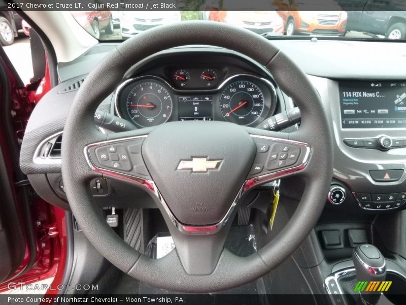 Cajun Red Tintcoat / Jet Black 2017 Chevrolet Cruze LT