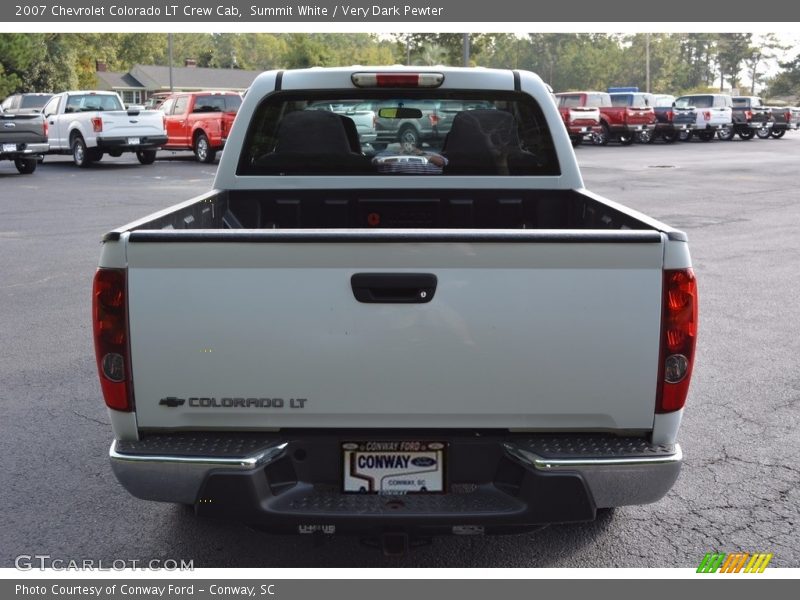 Summit White / Very Dark Pewter 2007 Chevrolet Colorado LT Crew Cab