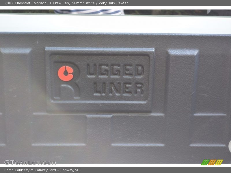 Summit White / Very Dark Pewter 2007 Chevrolet Colorado LT Crew Cab