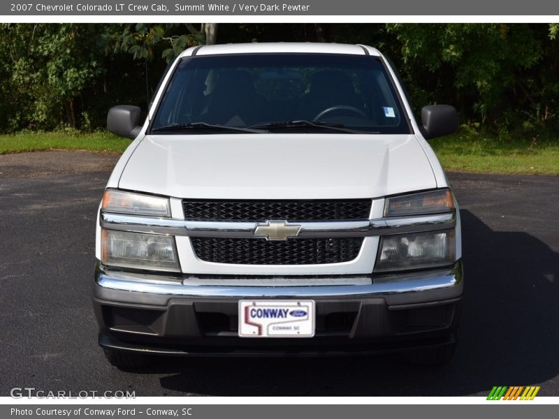 Summit White / Very Dark Pewter 2007 Chevrolet Colorado LT Crew Cab