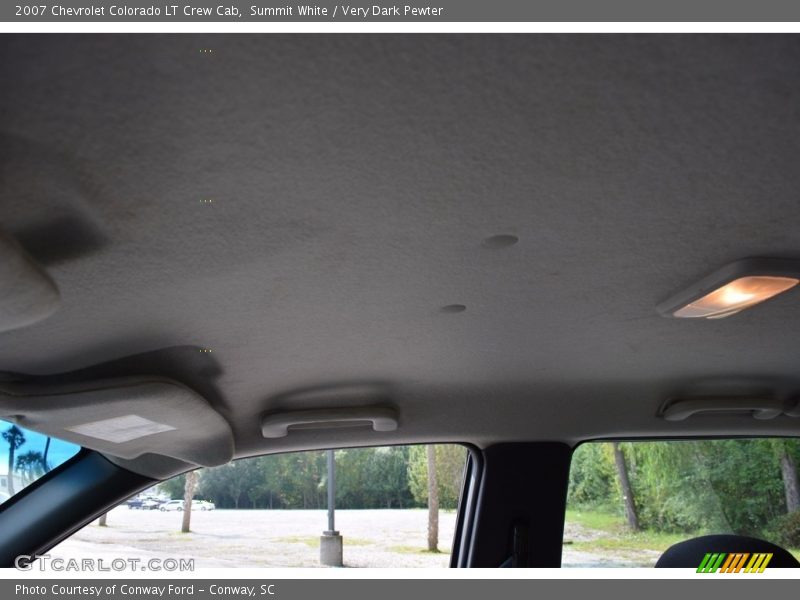 Summit White / Very Dark Pewter 2007 Chevrolet Colorado LT Crew Cab