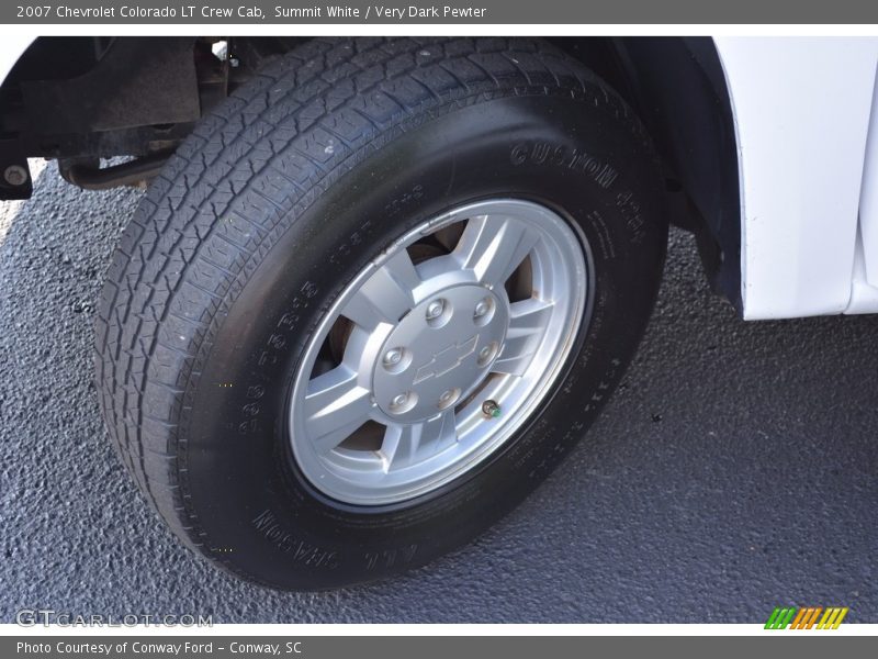 Summit White / Very Dark Pewter 2007 Chevrolet Colorado LT Crew Cab