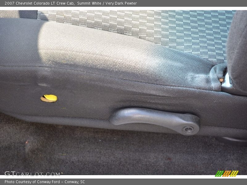 Summit White / Very Dark Pewter 2007 Chevrolet Colorado LT Crew Cab