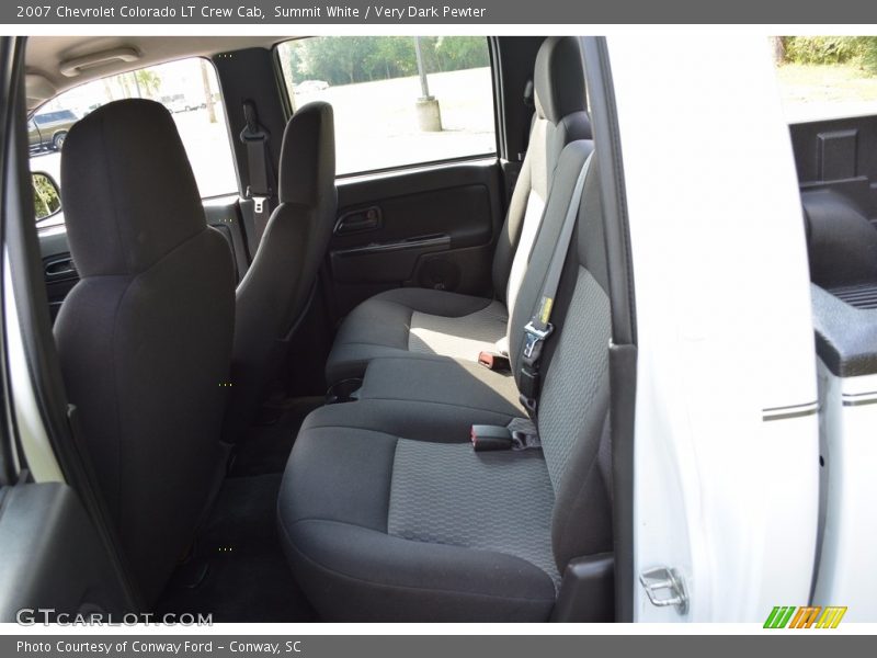 Summit White / Very Dark Pewter 2007 Chevrolet Colorado LT Crew Cab