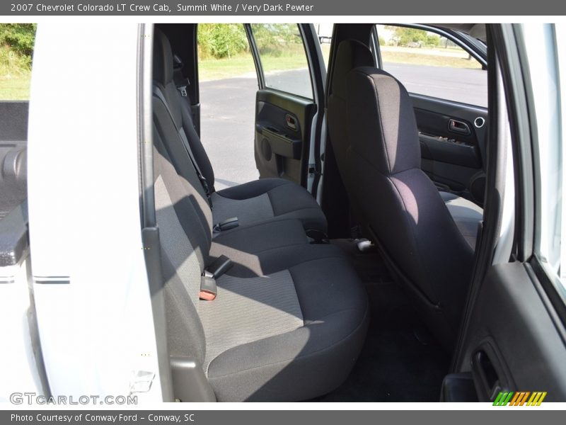 Summit White / Very Dark Pewter 2007 Chevrolet Colorado LT Crew Cab
