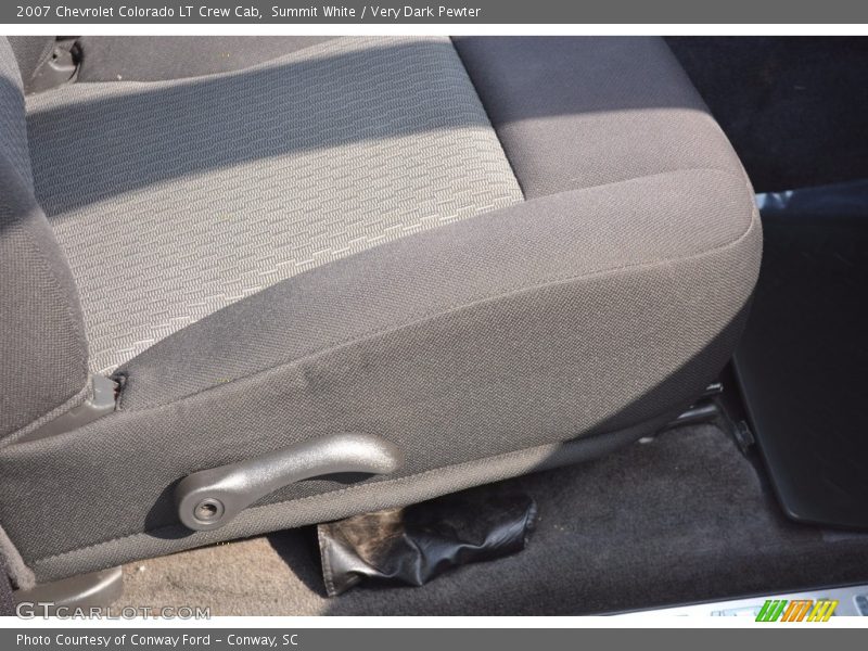 Summit White / Very Dark Pewter 2007 Chevrolet Colorado LT Crew Cab