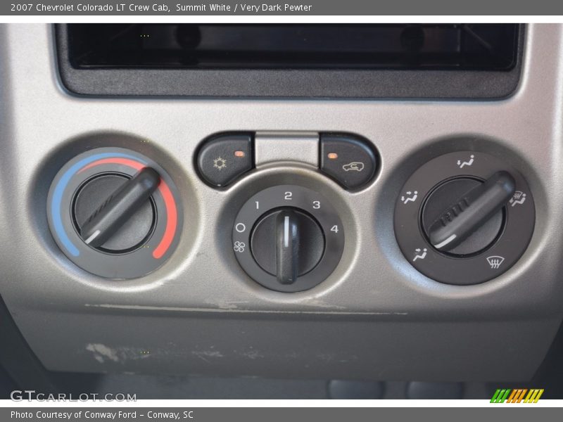 Summit White / Very Dark Pewter 2007 Chevrolet Colorado LT Crew Cab