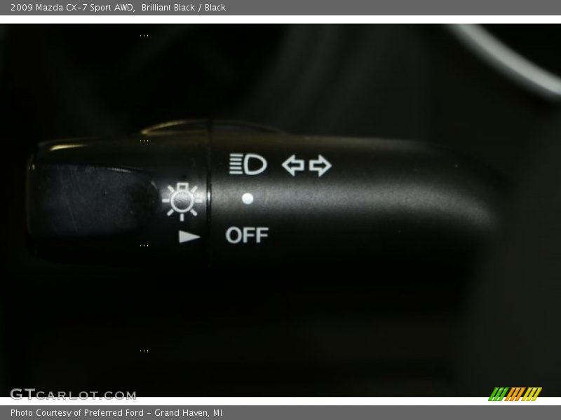 Brilliant Black / Black 2009 Mazda CX-7 Sport AWD
