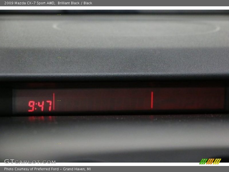Brilliant Black / Black 2009 Mazda CX-7 Sport AWD