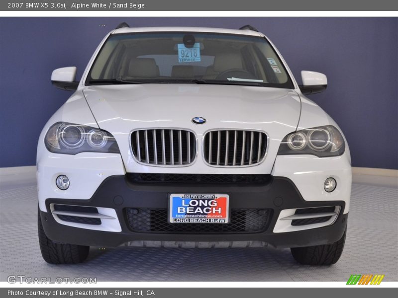 Alpine White / Sand Beige 2007 BMW X5 3.0si