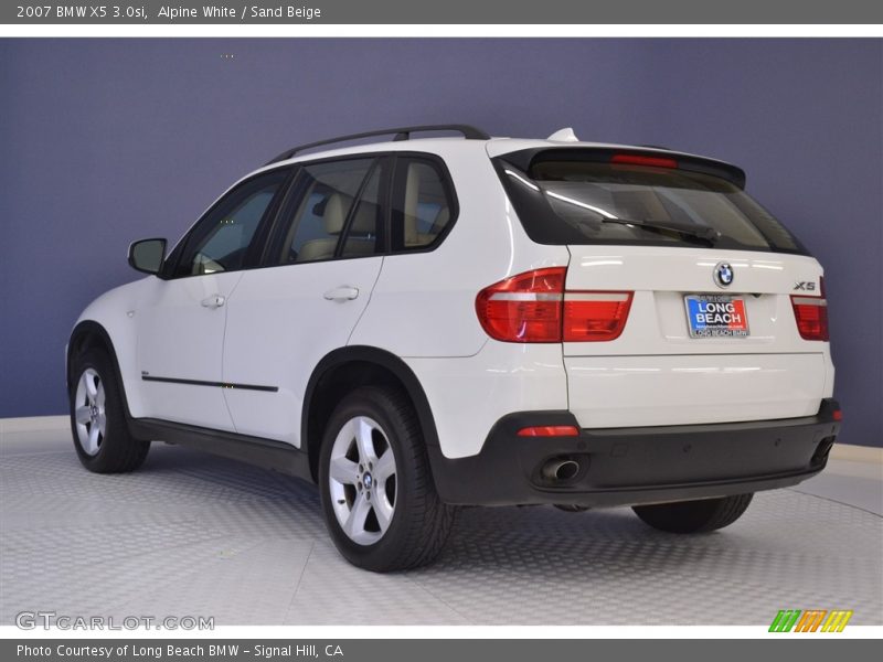 Alpine White / Sand Beige 2007 BMW X5 3.0si