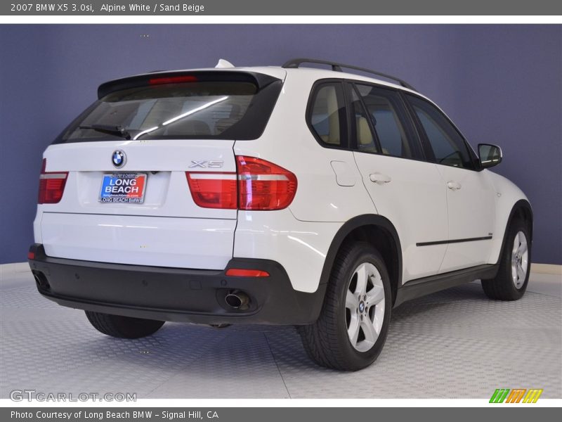 Alpine White / Sand Beige 2007 BMW X5 3.0si