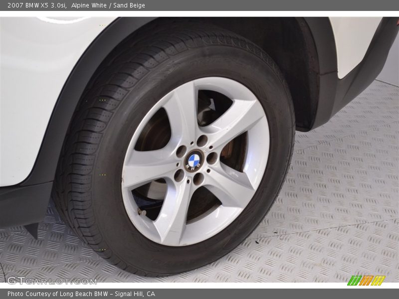 Alpine White / Sand Beige 2007 BMW X5 3.0si