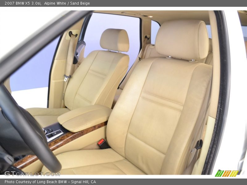 Alpine White / Sand Beige 2007 BMW X5 3.0si