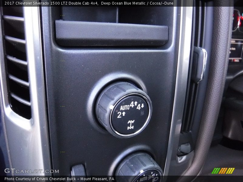 Deep Ocean Blue Metallic / Cocoa/­Dune 2017 Chevrolet Silverado 1500 LTZ Double Cab 4x4