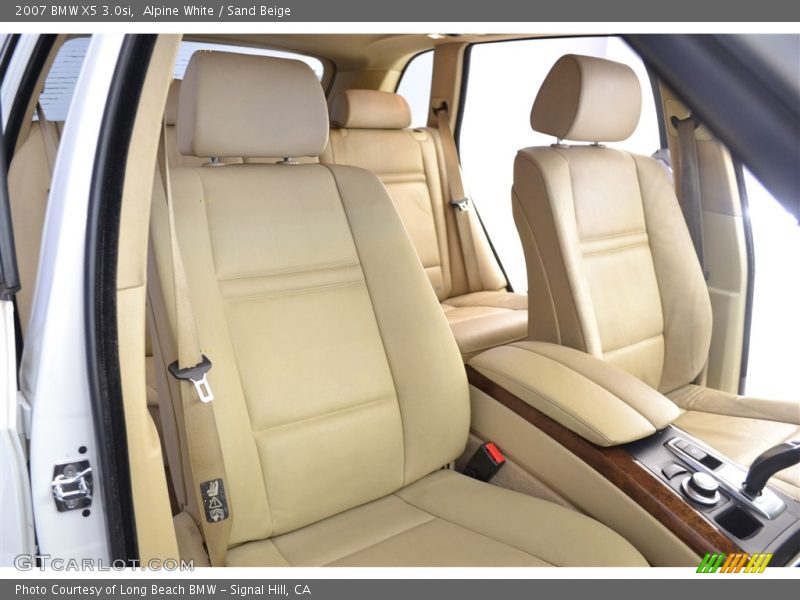 Alpine White / Sand Beige 2007 BMW X5 3.0si