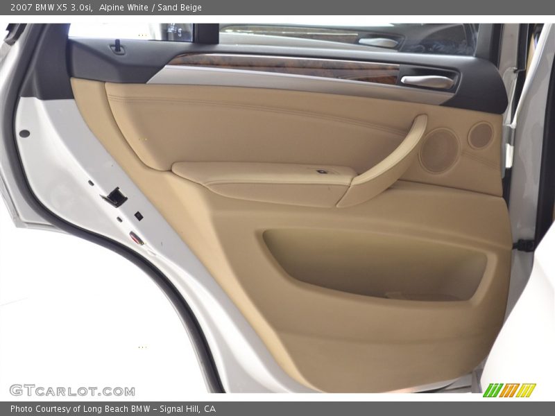 Alpine White / Sand Beige 2007 BMW X5 3.0si