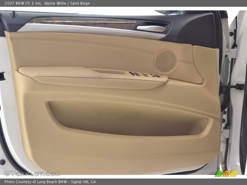 Alpine White / Sand Beige 2007 BMW X5 3.0si
