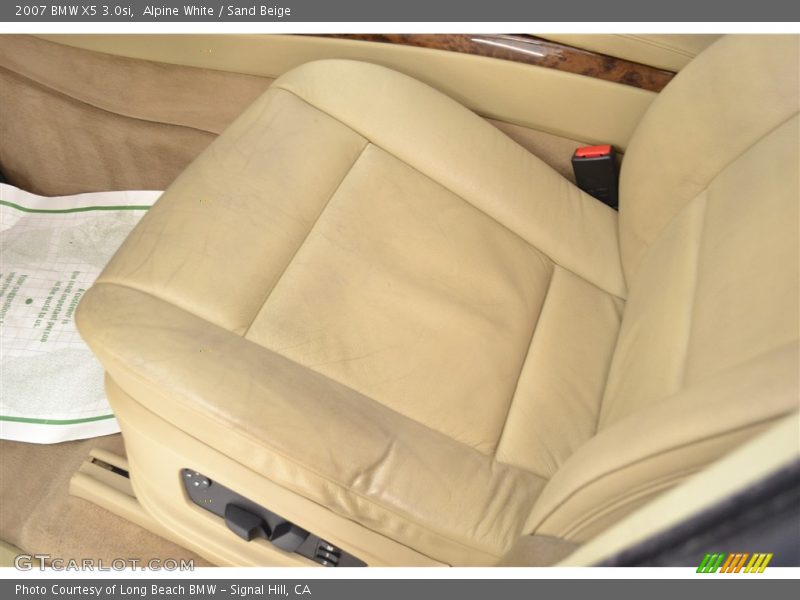 Alpine White / Sand Beige 2007 BMW X5 3.0si