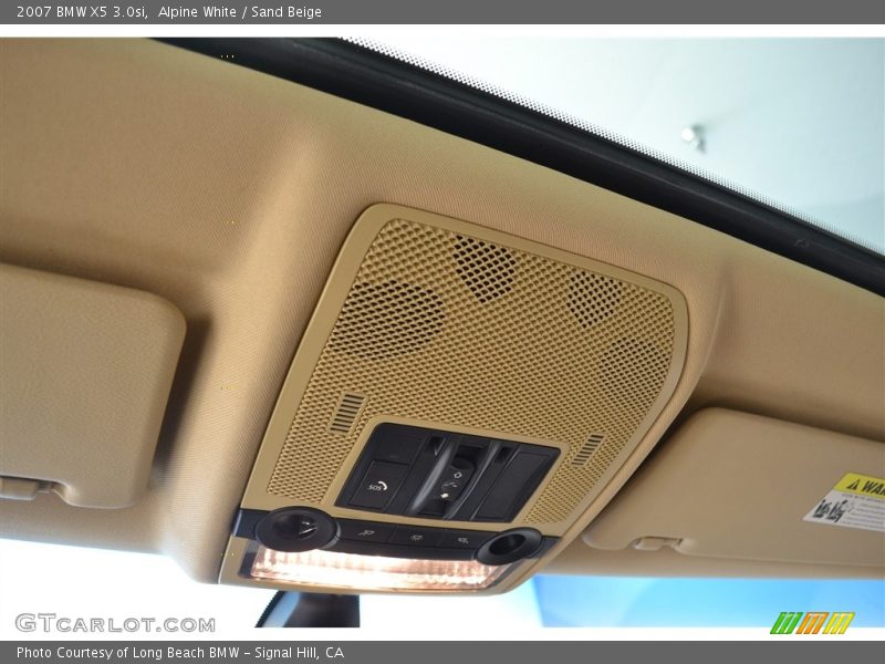 Alpine White / Sand Beige 2007 BMW X5 3.0si
