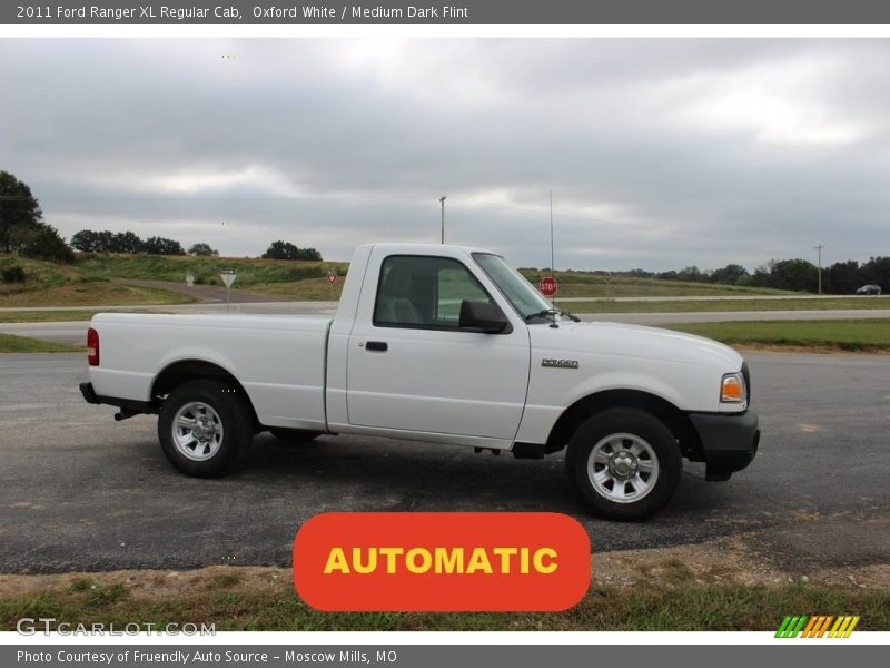 Oxford White / Medium Dark Flint 2011 Ford Ranger XL Regular Cab