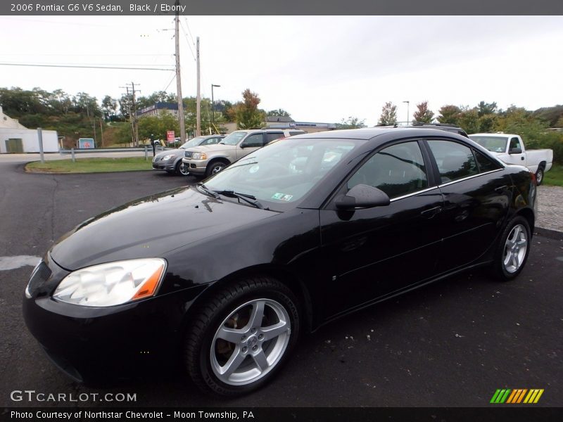 Black / Ebony 2006 Pontiac G6 V6 Sedan