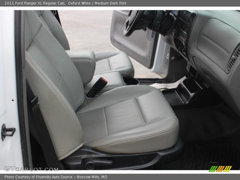 Oxford White / Medium Dark Flint 2011 Ford Ranger XL Regular Cab