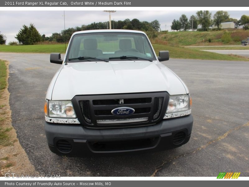 Oxford White / Medium Dark Flint 2011 Ford Ranger XL Regular Cab