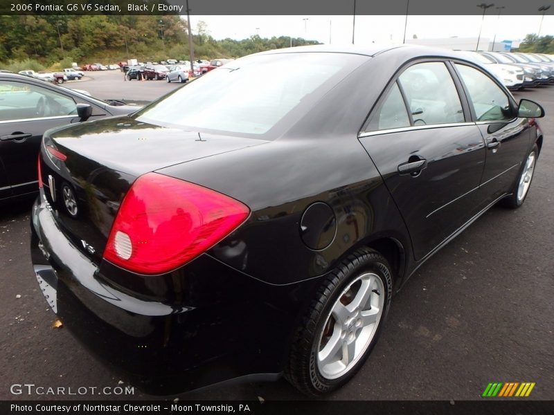 Black / Ebony 2006 Pontiac G6 V6 Sedan