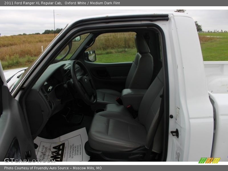 Oxford White / Medium Dark Flint 2011 Ford Ranger XL Regular Cab