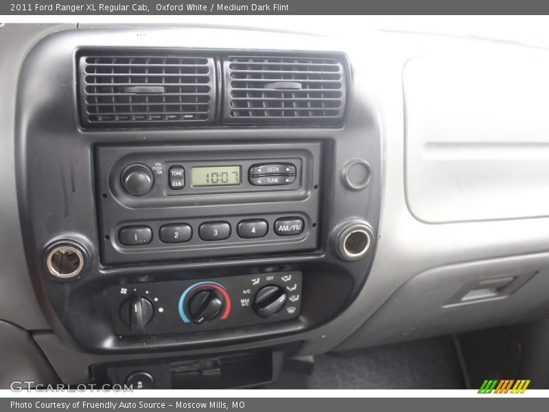 Oxford White / Medium Dark Flint 2011 Ford Ranger XL Regular Cab