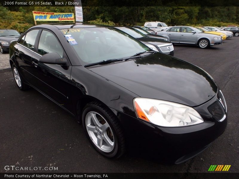 Black / Ebony 2006 Pontiac G6 V6 Sedan