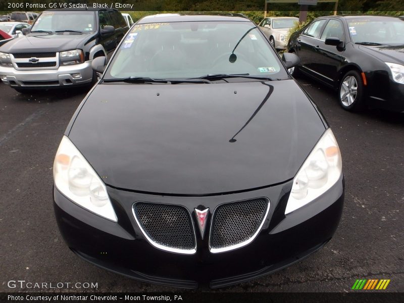 Black / Ebony 2006 Pontiac G6 V6 Sedan