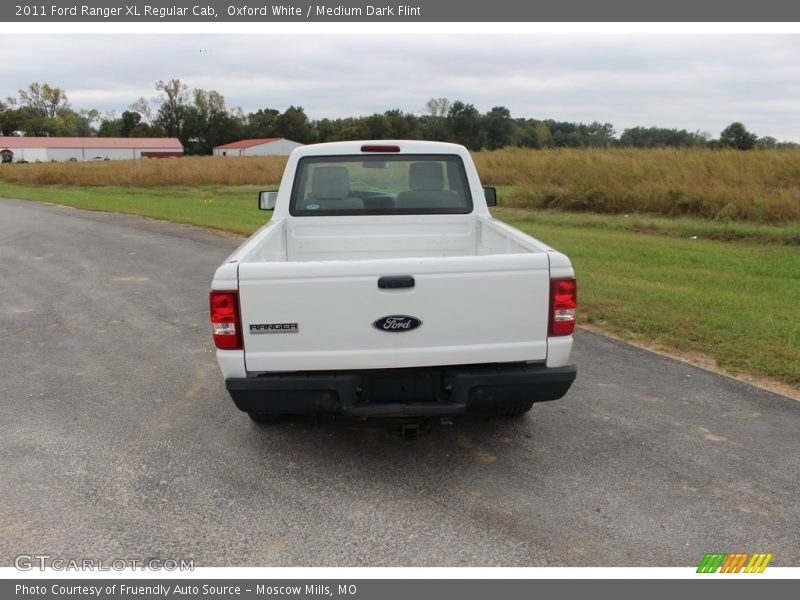 Oxford White / Medium Dark Flint 2011 Ford Ranger XL Regular Cab