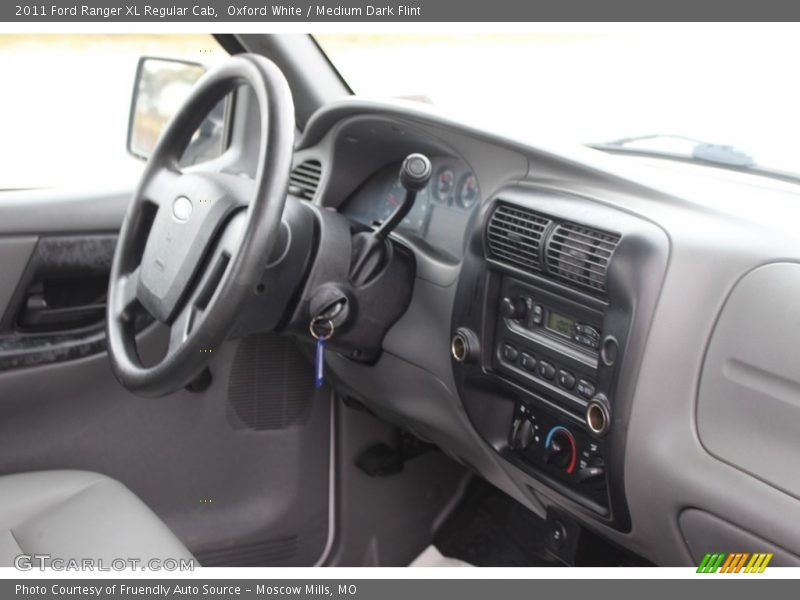 Oxford White / Medium Dark Flint 2011 Ford Ranger XL Regular Cab