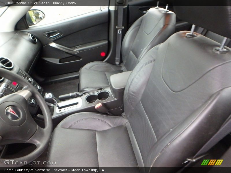 Black / Ebony 2006 Pontiac G6 V6 Sedan