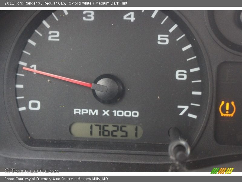 Oxford White / Medium Dark Flint 2011 Ford Ranger XL Regular Cab