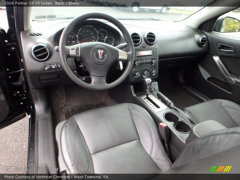 Black / Ebony 2006 Pontiac G6 V6 Sedan