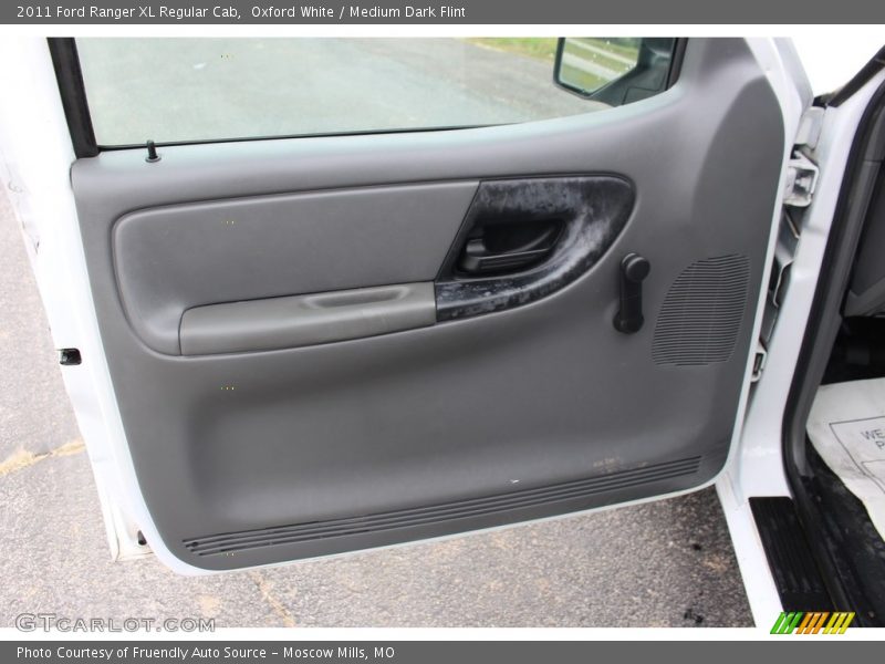 Oxford White / Medium Dark Flint 2011 Ford Ranger XL Regular Cab
