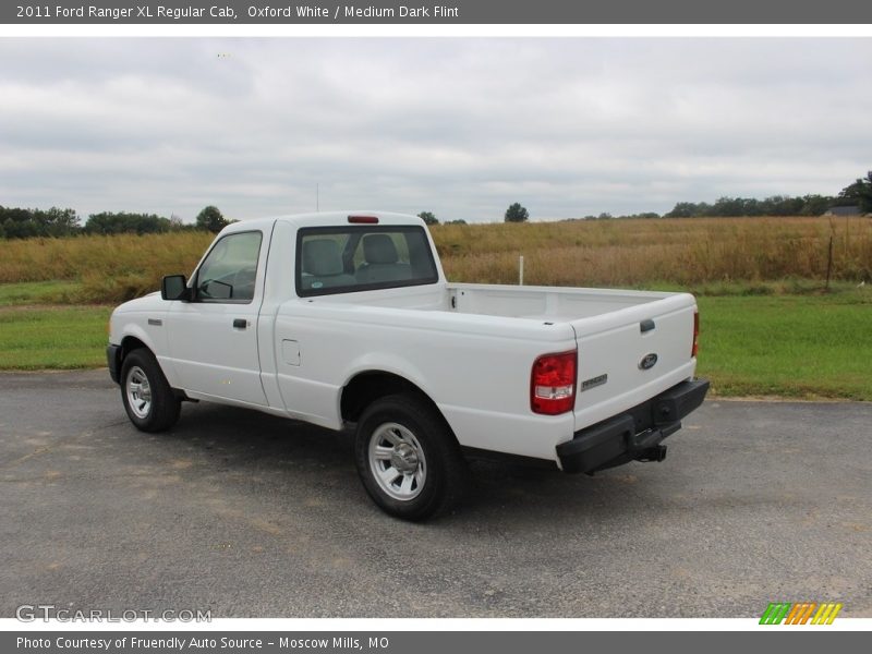 Oxford White / Medium Dark Flint 2011 Ford Ranger XL Regular Cab