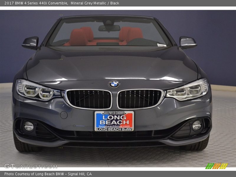 Mineral Grey Metallic / Black 2017 BMW 4 Series 440i Convertible