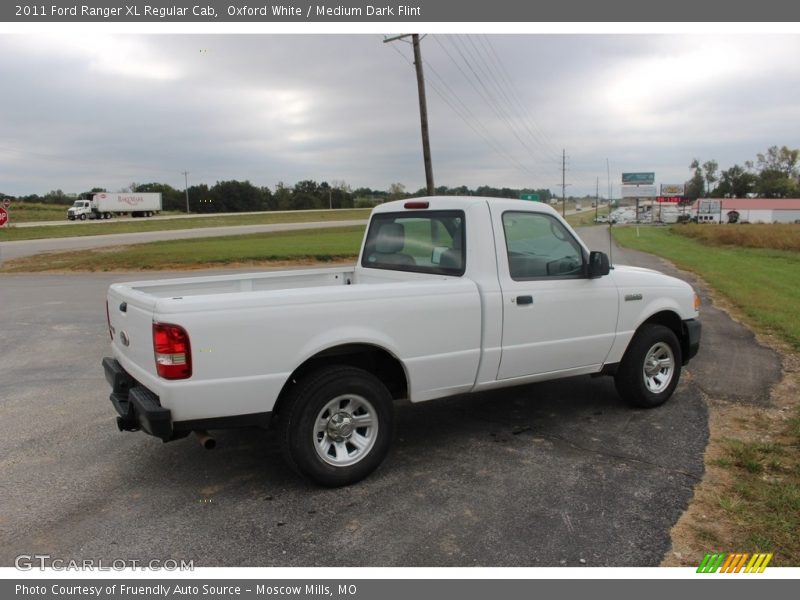 Oxford White / Medium Dark Flint 2011 Ford Ranger XL Regular Cab