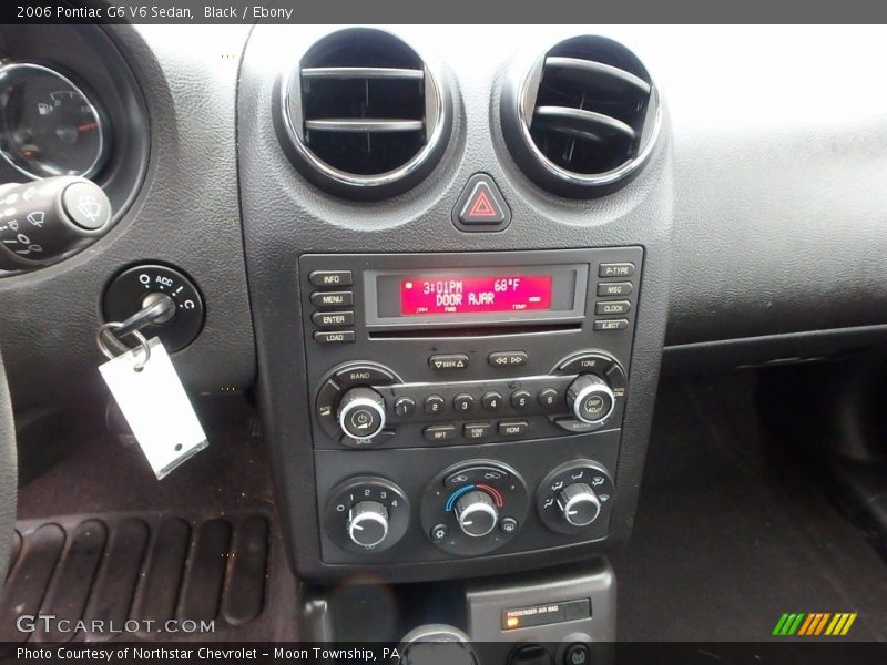 Black / Ebony 2006 Pontiac G6 V6 Sedan
